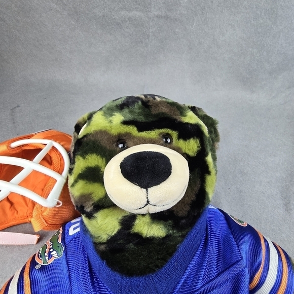 Build the Bear, Florida Gators football college. camo bear complete. - Picture 9 of 10